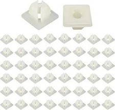License Plate Nylon Screw Inserts, Front and Back License Plate Color: 50 PCS