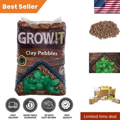 Versatile GROW!T Clay Pebbles 40L Bag - Perfect for Hydroponics & Decoration