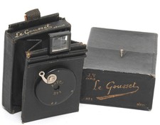 J.V. Paris Le Gousset Astra No 1 Folding Camera Original Boxed