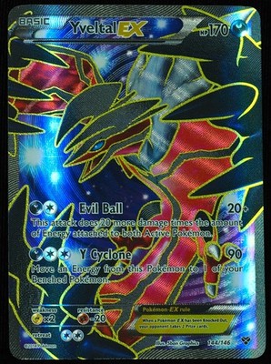 Yveltal EX 144/146 NM+ XY Base Pokemon Card | eBay