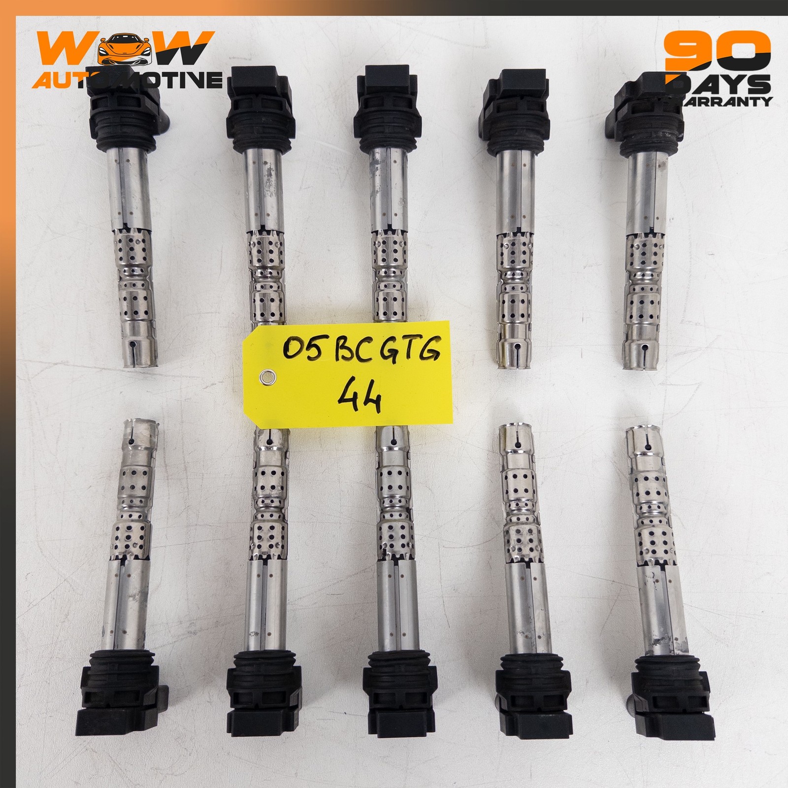 04-13 BENTLEY CONTINENTAL GT FLYING SPUR FRONT IGNITION COIL CONNECTOR SET OEM