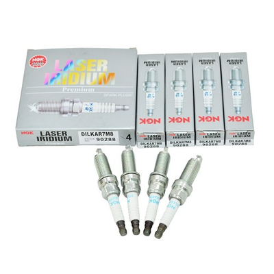 #ad 4 Pack Genuine Authentic NGK 90288 Laser Iridium Spark Plug DILKAR7M8 for Mazda $68.99