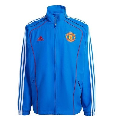 Adidas Manchester United UBP Blue Men's Size Large Track Jacket