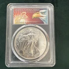 2021 $1 American Silver Eagle Type 1 PCGS MS70 FDOI Cleveland Eagle
