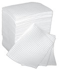 100 x Heavyweight Bonded and Perforated Oil Only Absorbent Pads - High Absorbenc