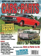 Cars Parts 2002 Oct - 69 Dodege Charger 500 Hemi 57 Nomad 39 Buick Cent
