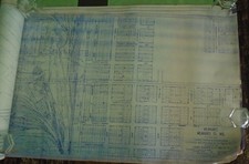 The Milwaukee Road Railroad Maps of Milwaukee - Blueprint type - 1918?? - 11pcs