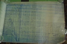 The Milwaukee Road Railroad Maps of Milwaukee - Blueprint type - 1918?? - 11pcs