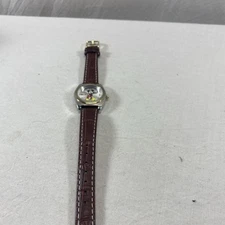 MZB Disney Mickey Mouse MCK613 390 PC21 Stainless Steel Leather Strap Watch! 98 