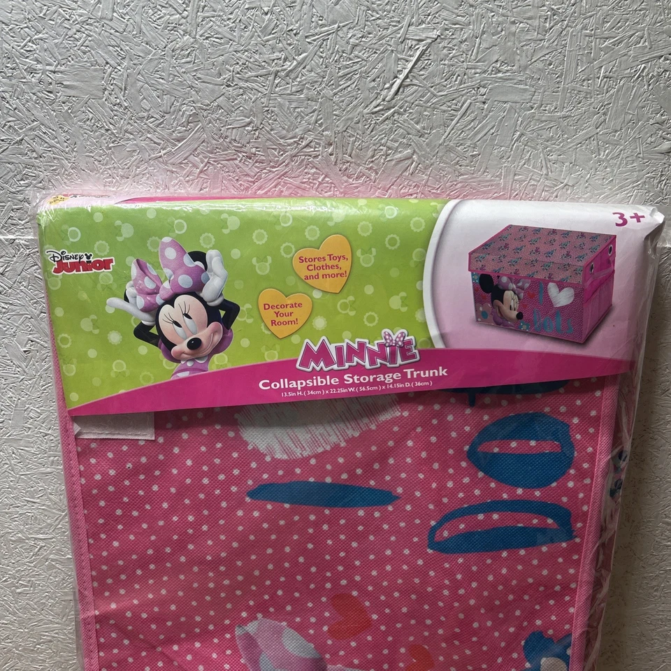 Baúl de almacenamiento plegable Minnie Mouse ~ ¡NUEVO! Foto 2 de 4
