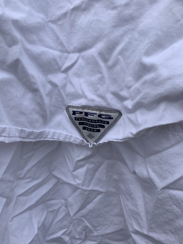Tennessee Volunteers Shirt Mens Small White Logo Vented Columbia Button Up PFG* - Picture 7 of 7