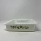 VTG Pyrex 922 Spring Blossom Crazy Daisy 8x8 Square Baking Casserole Dish #922