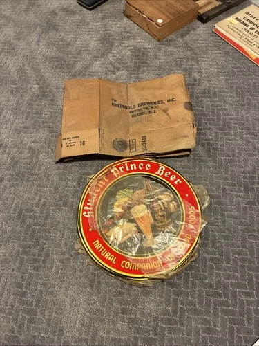 Vintage Student Prince Beer Covington Bar  16" Metal Sign  - Qty 9 With Box