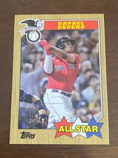 2022 Topps Series 2 1987 Retro All Star Rafael Devers Red Sox #87TAS-45