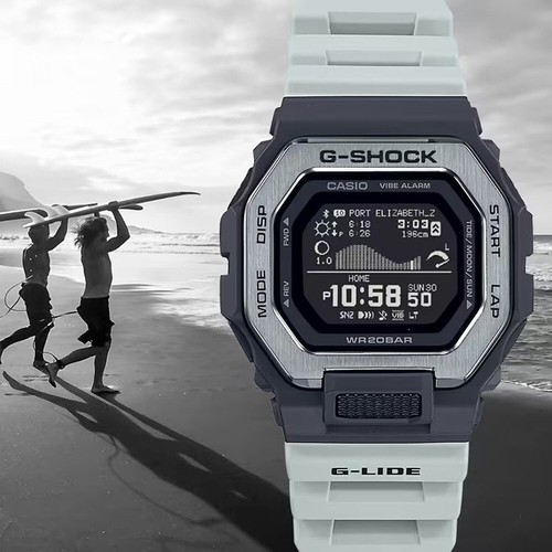 CASIO G-SHOCK G-LIDE GBX-100TT-8ER BLUETOOTH, MAREAS, FASE LUNAR, ESPECIAL SURF