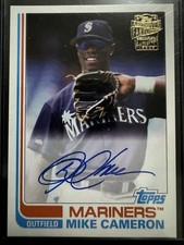 2021 Topps Archives - Fan Favorite Autographs 1982 Topps #FFA-MC Mike Cameron...