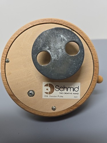 Schmid The Creative Hand WOOD MUSIC BOX Made in Japan, 159 Sweden Polka, AS IS - Picture 8 of 10