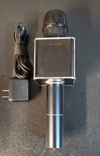 Sharper Image Vocal Microphone With On/off Switch Black Tested Works