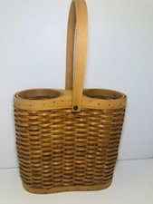 Soporte para cesta de vino carrito de picnic doble soporte para botella doble