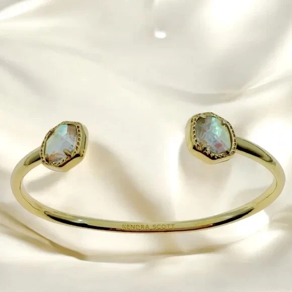 Brazalete Kendra Scott Davie cristal dicroico dorado. Venta al por menor $78 Foto 3 de 4