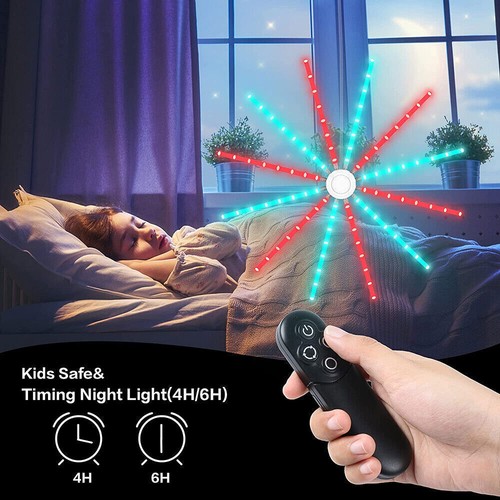 Smart USB Firework LED Fairy string Light RGBIC WS2812B Meteor Starburst lights - Picture 7 of 16