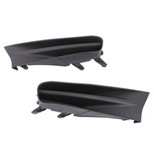 Black Left  Right Side Fog Light Bezels For 2010-2012 Lexus ES350