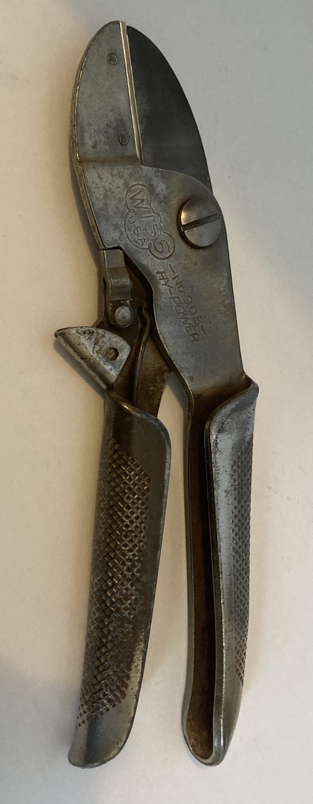 VINTAGE WISS No. 908 HAND PRUNERS GARDEN TOOL ByPower Made In USA 8.5