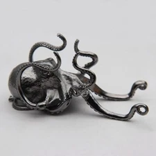 Alloy Octopus Animal Statue Tabletop Figurine Decor Gift Mobile Phone Holder NEW
