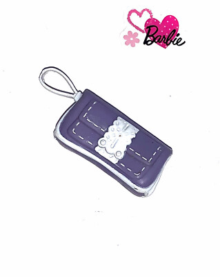 My Scene Myscene Barbie Puppe Handtasche Clutch Tasche Acc Mauve Lila & Weiß
