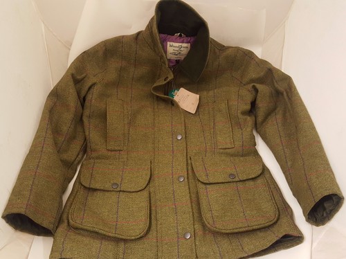 Ladies Satin Lined Tweed Jacket - Sizes 