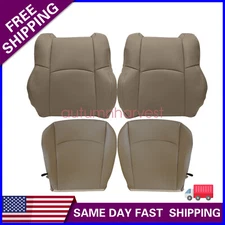 Both Side Bottom & Top Leather Seat Cover Fits 2009-2012 Dodge Ram 1500 Laramie