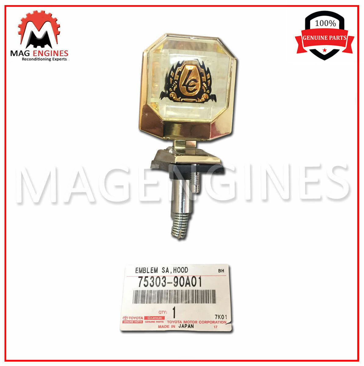 75303-90A01 GENUINE OEM FRONT HOOD 