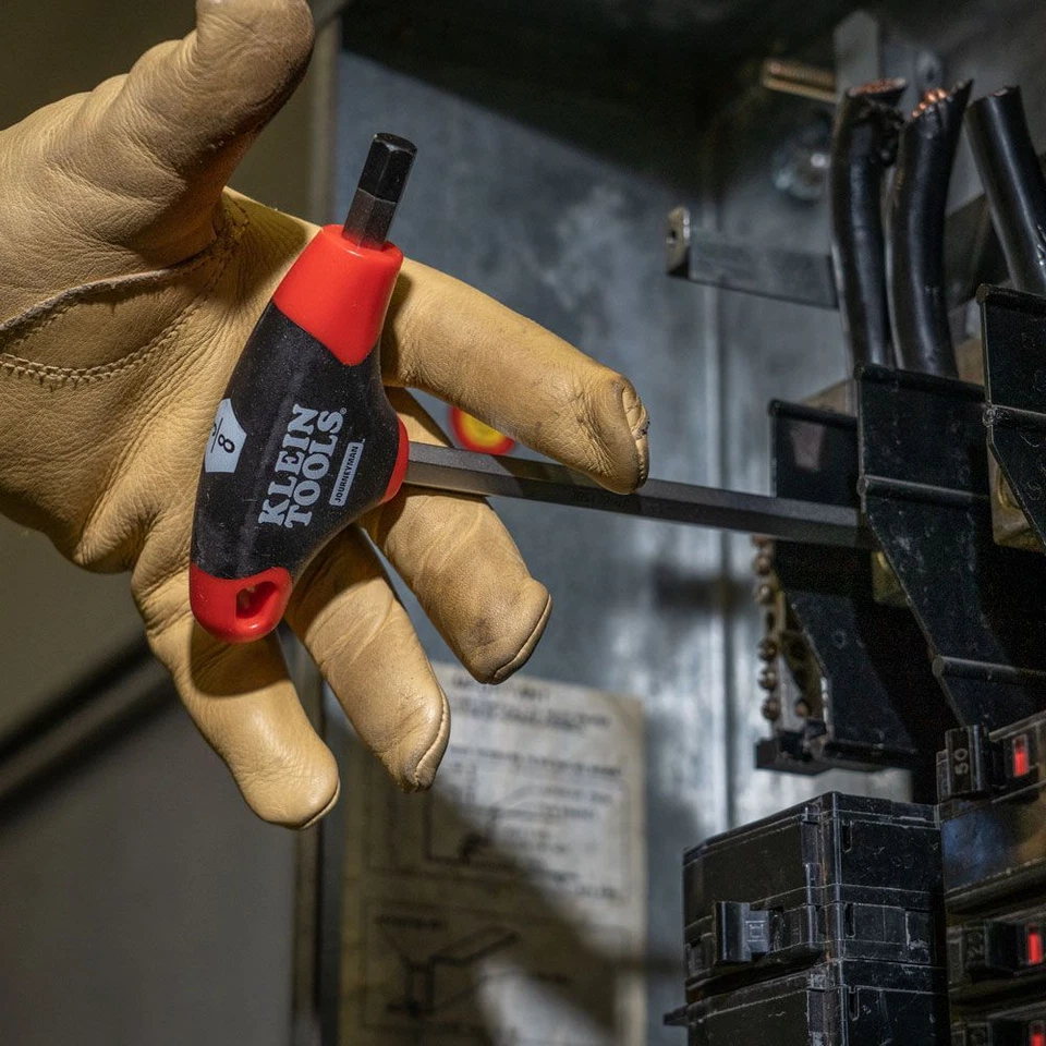 Klein Tools JTH610EB 6-Inch SAE Ball End T-Handle Set with Stand - Image 3 of 4