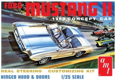 AMT 1369 Maßstab 1:25 1963 Ford Mustang II Konzeptfahrzeug