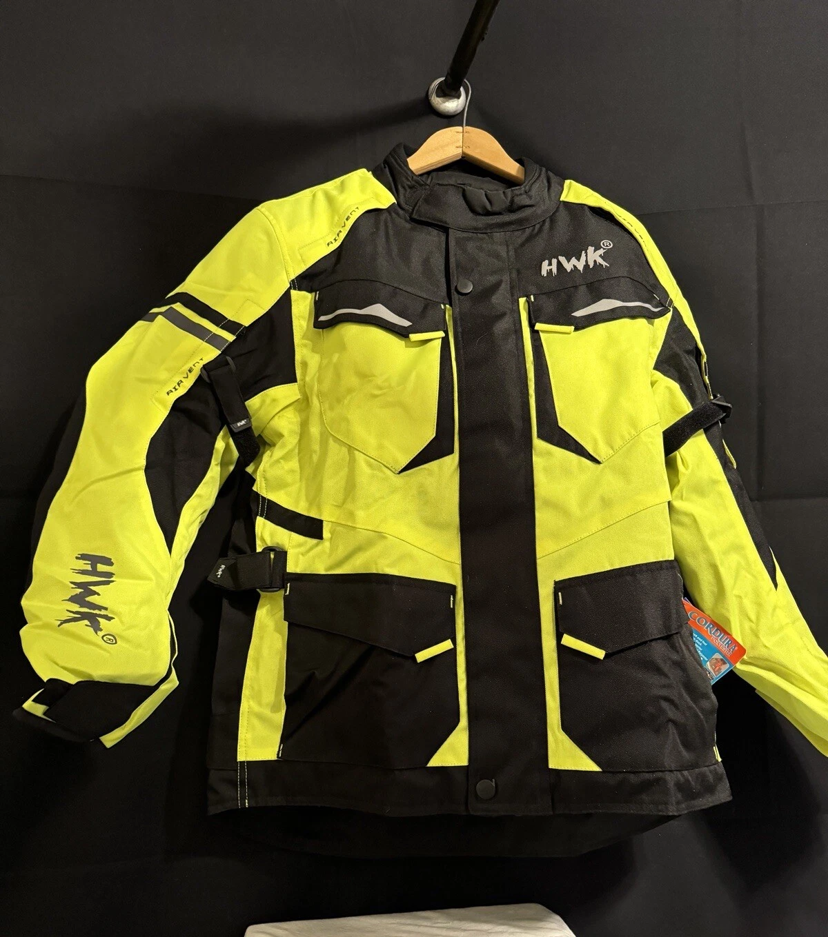 HWK Adventure/Touring Motorcycle Jacket Men, Medium, Waterproof, Heavy-Duty image 5