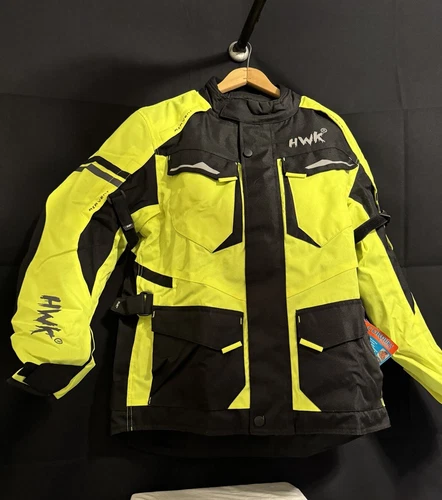 HWK Adventure/Touring Motorcycle Jacket Men, Medium, Waterproof, Heavy-Duty image 5