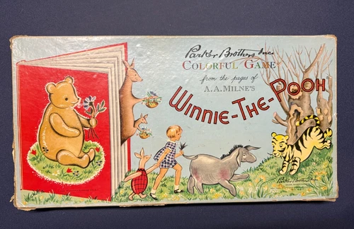 Vintage 1959 WINNIE THE POOH BOARD GAME Parker Brothers - complete