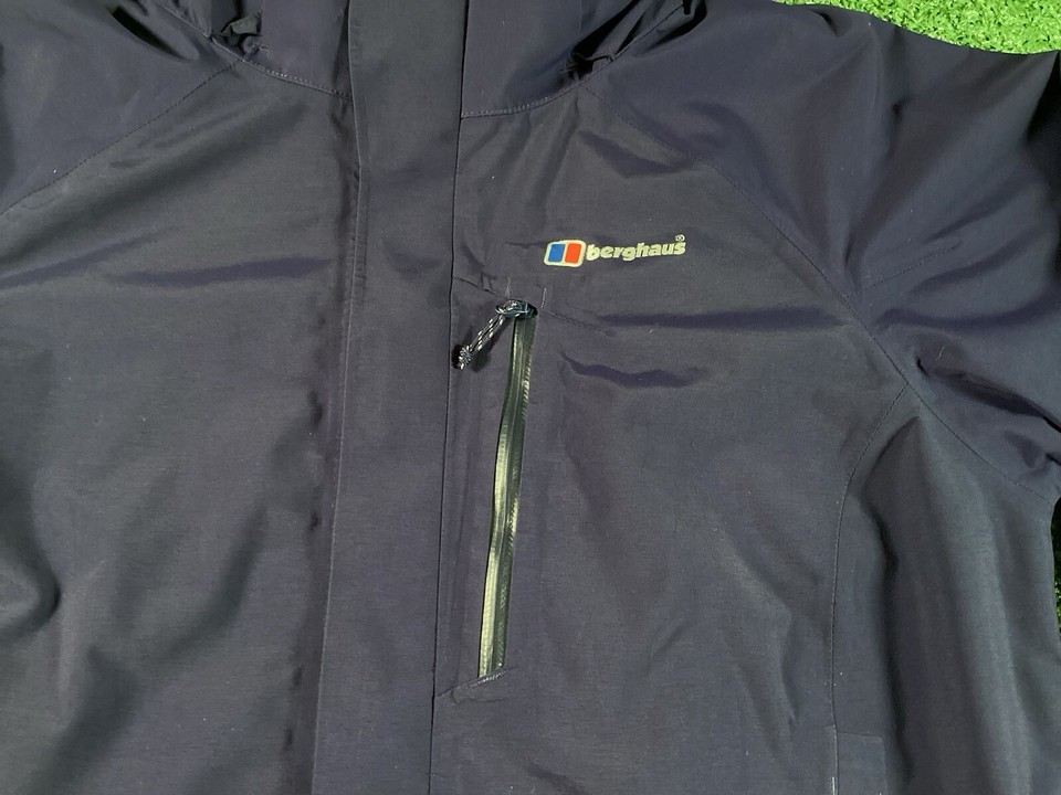 Berghaus Hydroshell Elite Ladies Jacket Coat UK Size 14 Dark Blue