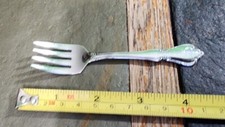   ONEIDACRAFT STAINLESS DELUXE c1961 CHATEAU   BABY FORK   