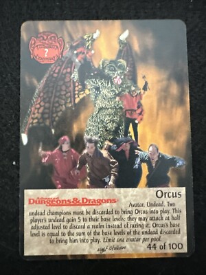 SPELLFIRE TCG Orcus #44 of 100 Night Stalker TSR 1996 Rare