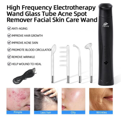 4-in-1 High Frequency Facial Wand For Hair Face Neon Treatment Acne Facial care