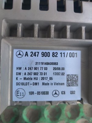 20-22 MERCEDES-BENZ A220 CLA GLB INSTRUMENT CLUSTER DASH DISPLAY  