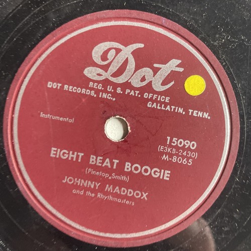 10" 78 RPM-Johnny Maddox-Eight Beat Boogie/Learning/Dot 15090 - Foto 3 di 4