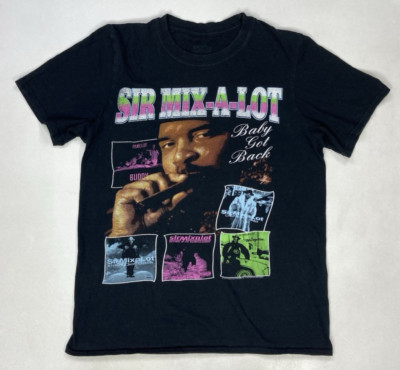 Sirmixalot Baby Got Back Mix A Lot Graphic T-shirt Women Small Music Sir Mixalot