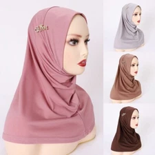 Muslim Hijab Islamic Women Underscarf Caps Instant Head Scarf Full Cover Inner