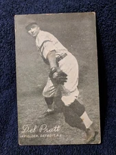 1923-24 Exhibits Del Pratt DETROIT TIGERS