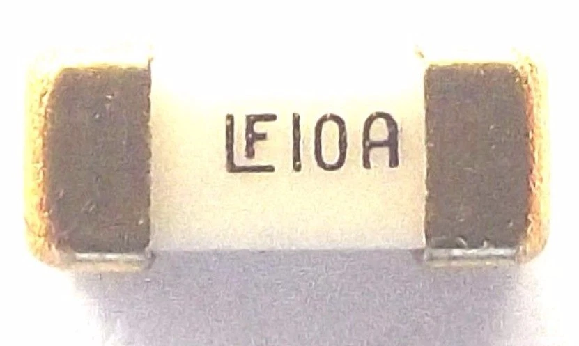 FUSE 10A Nano 125v LF10A V. Fast acting Nano Littlefuse 0451010.MRL 6.1mmx2.69mm