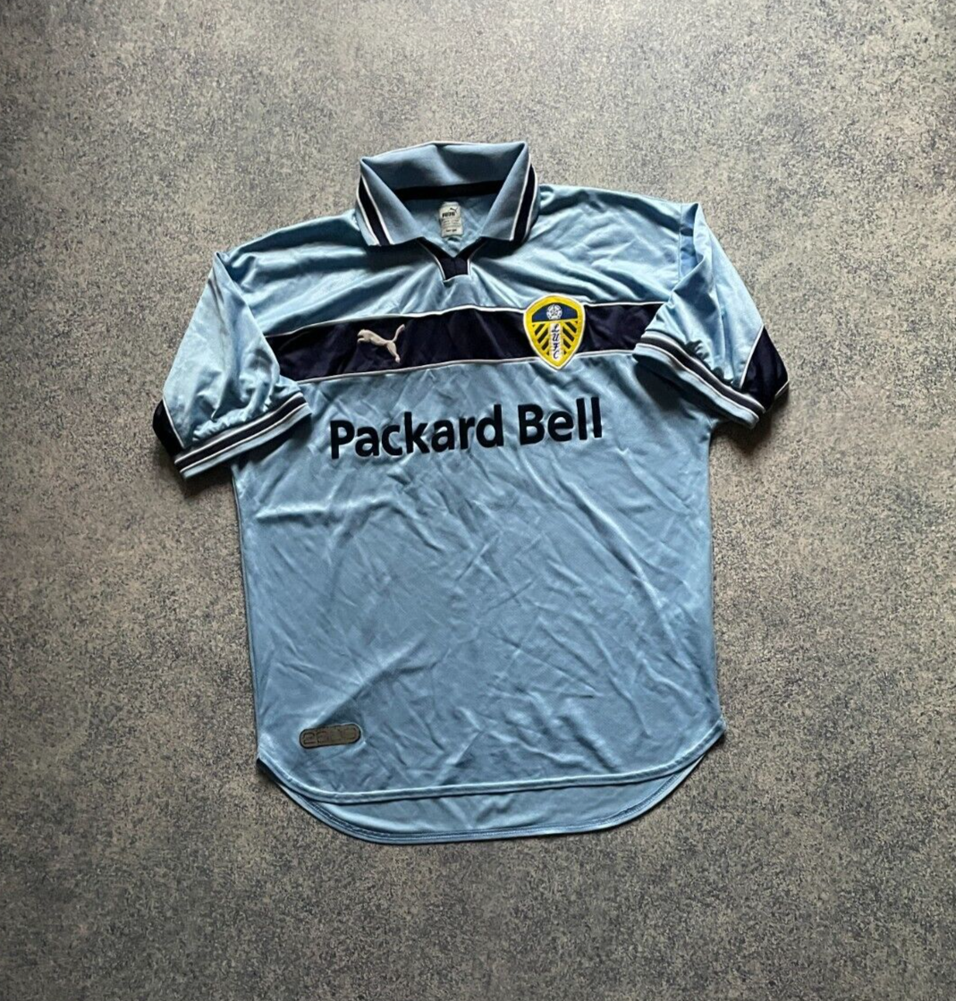 Vintage LEEDS UNITED FC 1999/2000 FOOTBALL SHIRT AWAY JERSEY Size