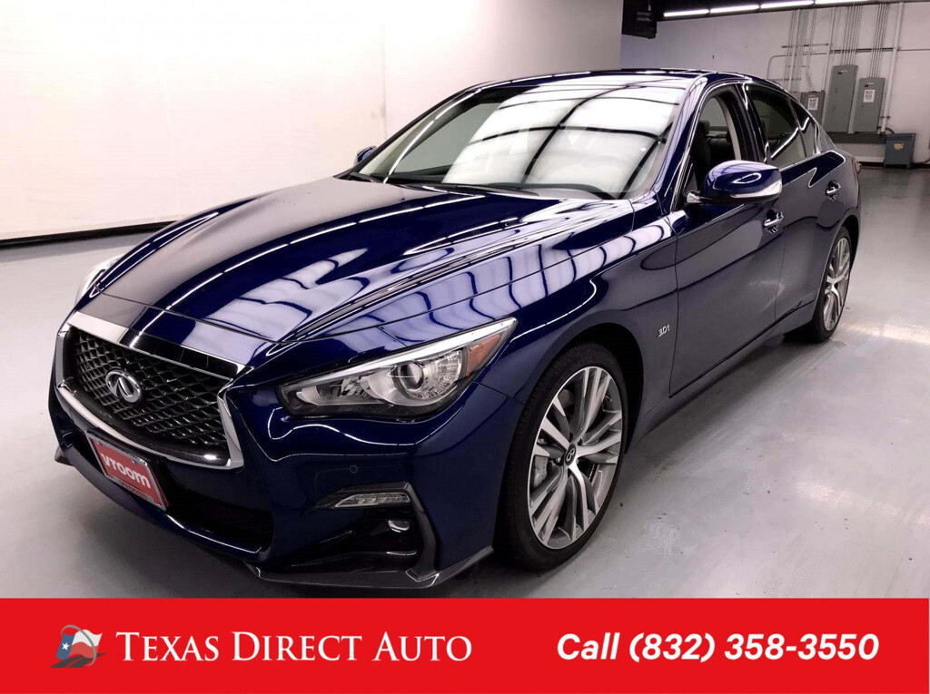 2019 Infiniti Q50 3.0t SPORT Texas Direct Auto 2019 3.0t SPORT Used Turbo 3L V6 24V Automatic AWD Sedan Bose