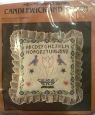 M H Yarns Candlewick & Stitch Colonial Sampler